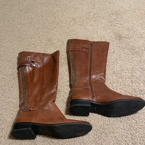 Matisse Tan Leather Heeled Boots